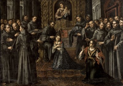 The Profession of Saint Clare of Assisi by Juan Ruiz Soriano